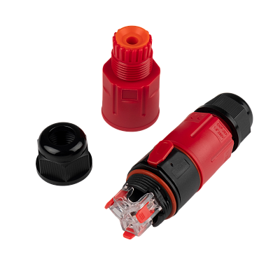 Кабельный коннектор PCC-I3-FD 3x2.5 24A IP68 JAZZWAY